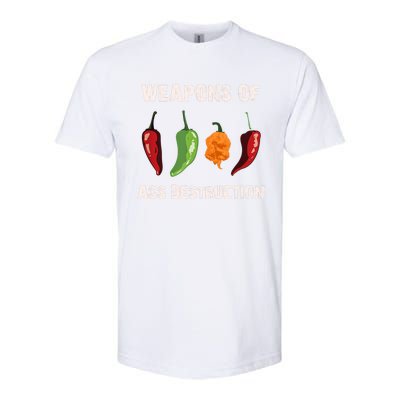 Funny Pepper Chili Head Spicy Hot Foods Gift Softstyle CVC T-Shirt