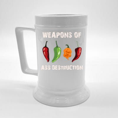 Funny Pepper Chili Head Spicy Hot Foods Gift Beer Stein