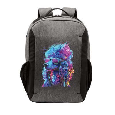 Funny Poodle Colorful Poodle Wearing Sunglasses Vector Backpack
