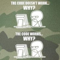 Funny Programmer Code Works Why Meme Tee Legacy Tie Dye Trucker Hat
