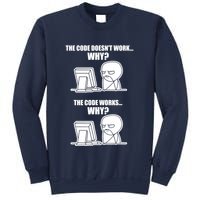 Funny Programmer Code Works Why Meme Tee Sweatshirt