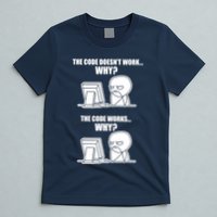 Funny Programmer Code Works Why Meme Tee T-Shirt