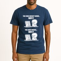 Funny Programmer Code Works Why Meme Tee Tall T-Shirt