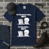 Funny Programmer Code Works Why Meme Tee Tall T-Shirt