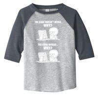 Funny Programmer Code Works Why Meme Tee Toddler Fine Jersey T-Shirt