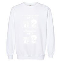 Funny Programmer Code Works Why Meme Tee Garment-Dyed Sweatshirt