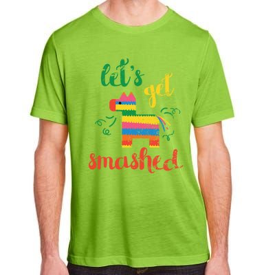 Funny PiñAta Cinco De Mayo LetS Get Smashed Cool Gift Adult ChromaSoft Performance T-Shirt