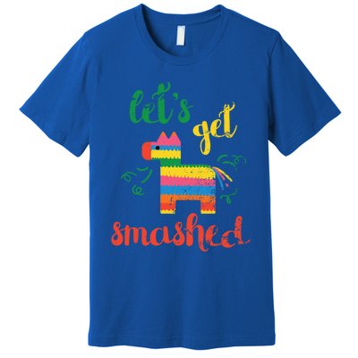 Funny PiñAta Cinco De Mayo LetS Get Smashed Cool Gift Premium T-Shirt