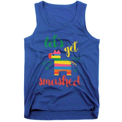 Funny PiñAta Cinco De Mayo LetS Get Smashed Cool Gift Tank Top