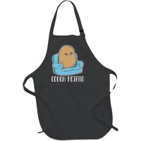 Funny Potato Costume for Couch Potatoes Full-Length Apron With Pockets