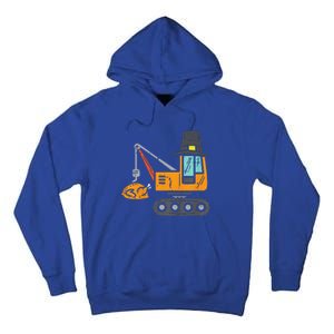 Funny Pilgrim Crane Turkey Thanksgiving Truck Tall Hoodie