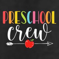 Funny Preschool Crew Teacher First Day Of School Adult Drive Performance Visor