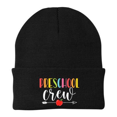 Funny Preschool Crew Teacher First Day Of School Beanie