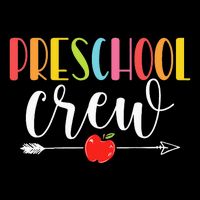 Funny Preschool Crew Teacher First Day Of School Drawstring Bag