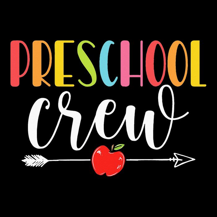 Funny Preschool Crew Teacher First Day Of School Drawstring Bag