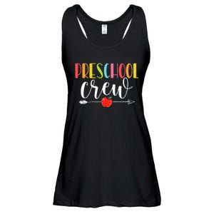 Funny Preschool Crew Teacher First Day Of School Ladies Essential Flowy Tank