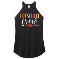 Funny Preschool Crew Teacher First Day Of School Women's Perfect Tri Rocker Tank