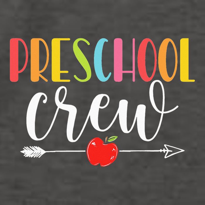 Funny Preschool Crew Teacher First Day Of School Vector Backpack