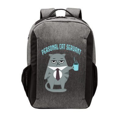 Funny Personal Cat Servant Funny Cat lover mom cat dad Vector Backpack