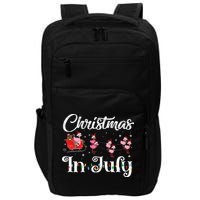 flamingo pink camping car christmas in july party Impact Tech Backpack