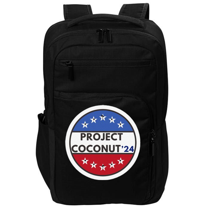 Funny Project Coconut Tree 24 Kamala Harris President Gen Z Sweat Impact Tech Backpack