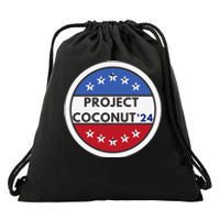 Funny Project Coconut Tree 24 Kamala Harris President Gen Z Sweat Drawstring Bag