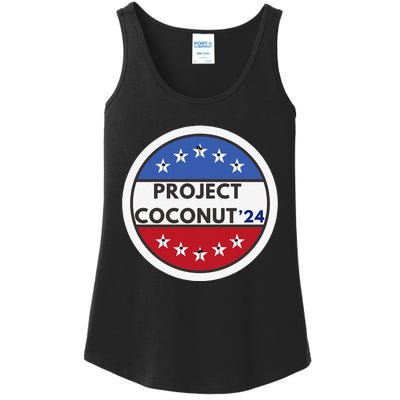 Funny Project Coconut Tree 24 Kamala Harris President Gen Z Sweat Ladies Essential Tank