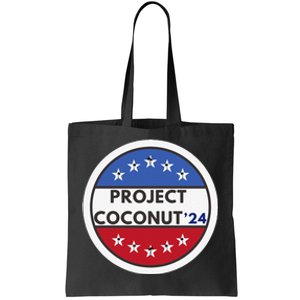 Funny Project Coconut Tree 24 Kamala Harris President Gen Z Sweat Tote Bag