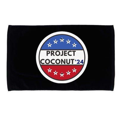 Funny Project Coconut Tree 24 Kamala Harris President Gen Z Sweat Microfiber Hand Towel