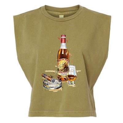 Funny Pappy & Cigar Painting, Blantons, Buffalo Trace 1 Garment-Dyed Women's Muscle Tee