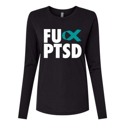 Fu Ptsd Cool Gift Post Traumatic Stress Disorder Awareness Gift Womens Cotton Relaxed Long Sleeve T-Shirt