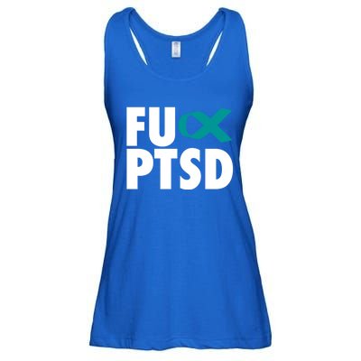 Fu Ptsd Cool Gift Post Traumatic Stress Disorder Awareness Gift Ladies Essential Flowy Tank