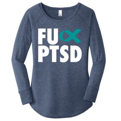 Fu Ptsd Cool Gift Post Traumatic Stress Disorder Awareness Gift Women's Perfect Tri Tunic Long Sleeve Shirt