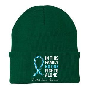 Family Prostate Cancer Awareness Light Blue Ribbon Survivor Knit Cap Winter Beanie