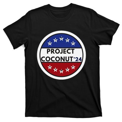 Funny Project Coconut Tree 24 Kamala Harris President Gen Z T-Shirt