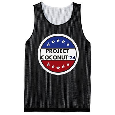 Funny Project Coconut Tree 24 Kamala Harris President Gen Z Mesh Reversible Basketball Jersey Tank