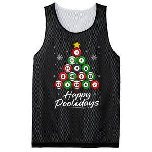 Funny Pool Christmas Tree Billiards Ugly Xmas Sweater Mesh Reversible Basketball Jersey Tank