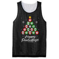 Funny Pool Christmas Tree Billiards Ugly Xmas Sweater Mesh Reversible Basketball Jersey Tank