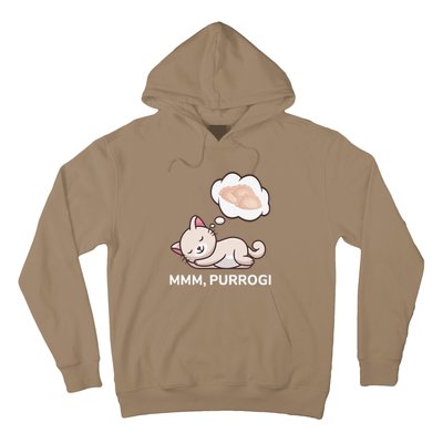 Funny Pierogi Cat Polish Food Poland Polska Hoodie