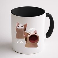 Funny Pop Cat Meme Mug