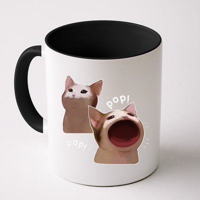 Funny Pop Cat Meme Mug