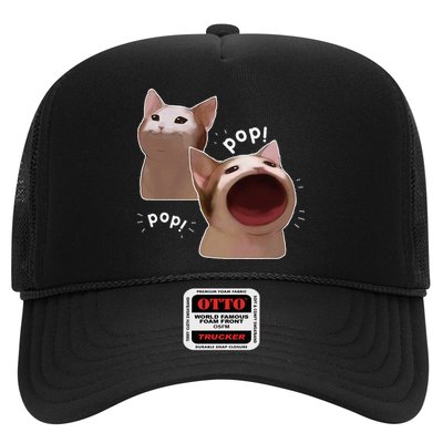 Funny Pop Cat Meme Hat