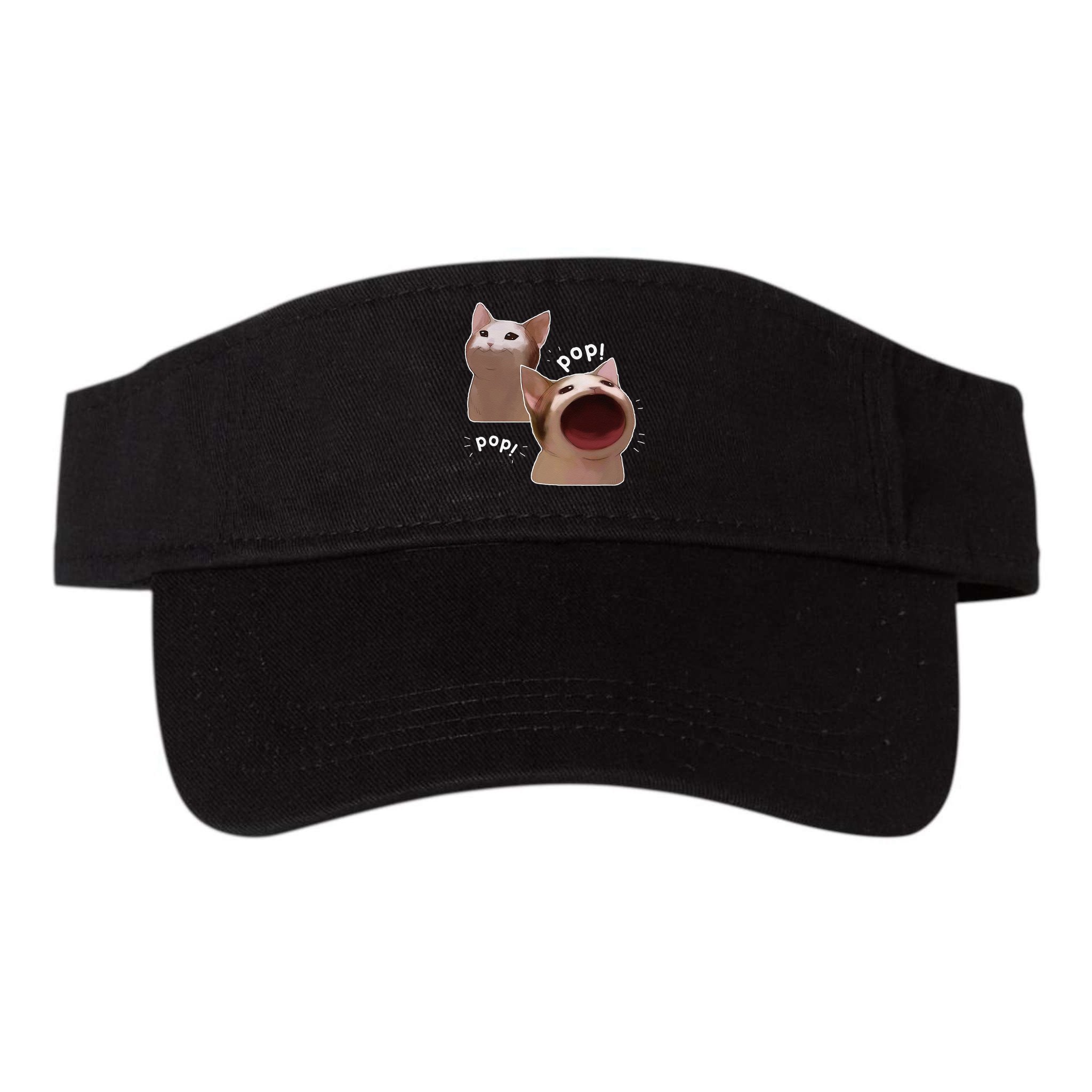 Funny Pop Cat Meme Visor