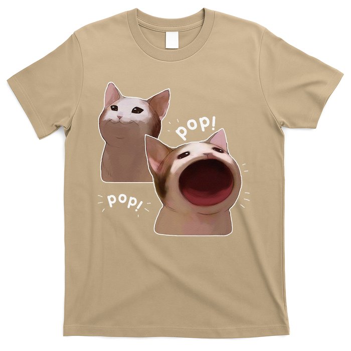 Funny Pop Cat Meme T-Shirt