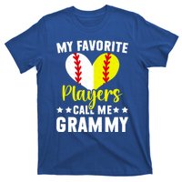 Favorite Players Call Me Grammy Baseball Softball Grammy Cute Gift T-Shirt