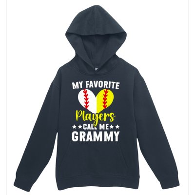 Favorite Players Call Me Grammy Baseball Softball Grammy Cute Gift Urban Pullover Hoodie