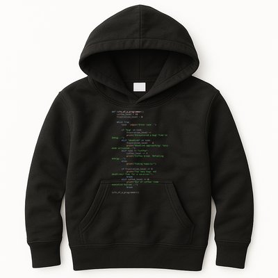Funny Python Coding For Programmers And Coding Lovers Kids Hoodie