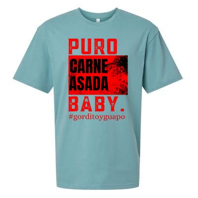 Funny Puro Carne Asada Baby Gorditoyguapo Sueded Cloud Jersey T-Shirt