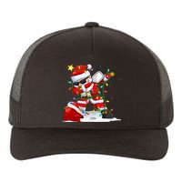 Funny Pickleball Christmas Dabbing Santa Playing Pickleball Yupoong Adult 5-Panel Trucker Hat