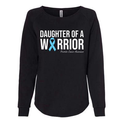 Family Prostate Cancer Awareness Light Blue Daughter Warrior Womens California Wash Sweatshirt